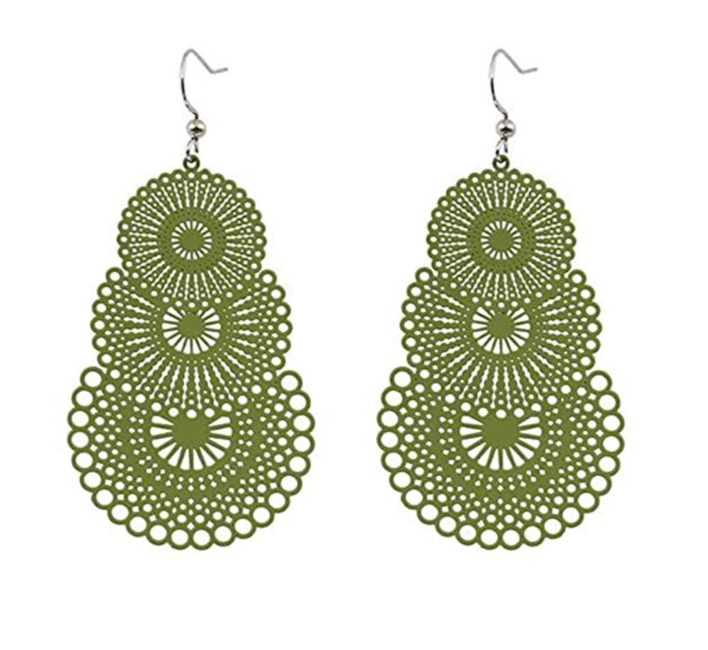 Ornate Cutout Boho Earrings